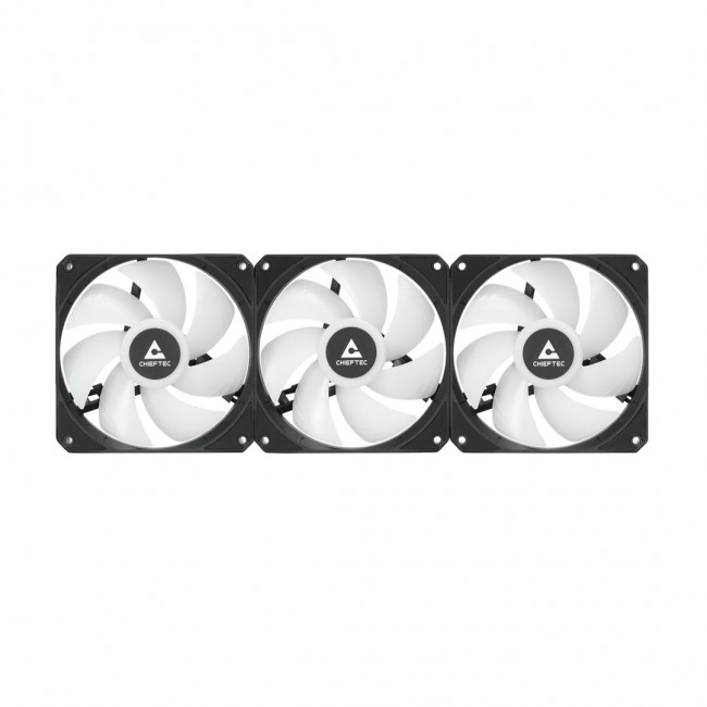 Chieftec CLC-360-VRM-RGB computer cooling system Computer case All-in-one liquid cooler 12 cm Black
