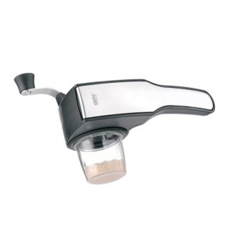 GEFU 19060 manual grater/spiralizer Rotary grater Black, Stainless steel