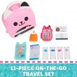 Gabby's Dollhouse , Gabby Girl On-The-Go Travel Set, Pretend Play Travel Toys, Toy Passport, Toy Phone and Compass Charm, Kids Toys for Girls & Boys 3+