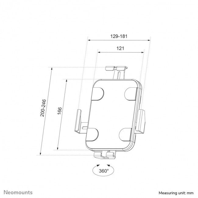 Neomounts WL15-625WH1 monteringssat -
