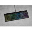 Corsair | Rubber Dome | K55 RGB PRO | Gaming keyboard | Gaming Keyboard | RGB LED light | US | Wired | Black