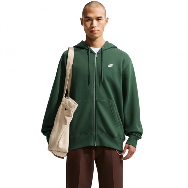 Bluza męska Nike Club BB FZ Hoodie zielona FN3861 323 2XL