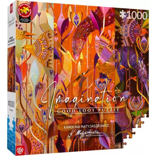 Puzzle Good Loot Imagination - Karolina Matyjaszkowicz: In the Bird Thicket - A Triptych 1000 pc(s) Puzzle Good Loot Imagination - Karolina Matyjaszkowicz: In the Bird Thicket - A Triptych 1000 pc(s)