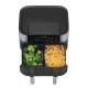 Air Fryer greaseless double fryer 8L FR8000 Black, Silver Air Fryer greaseless double fryer 8L FR8000 Black, Silver