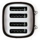 Smeg 50's Style Toaster TSF03BLEU Black Smeg 50's Style Toaster TSF03BLEU Black
