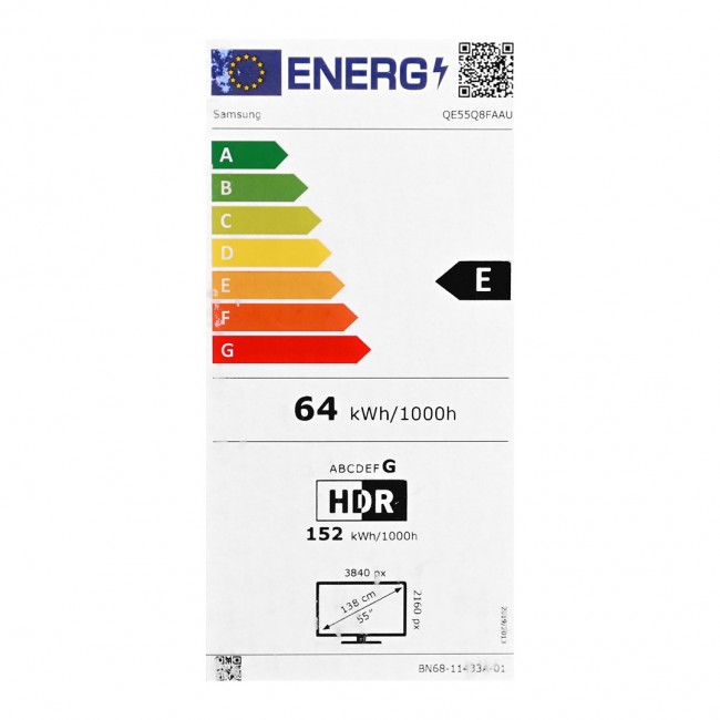Samsung Q8F QE55Q8FAAU 139.7 cm (55 Samsung Q8F QE55Q8FAAU 139.7 cm (55