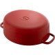 BALLARINI BELLAMONTE OVAL CAST IRON POT 75003-566-0 - 5.5 LTR RED BALLARINI BELLAMONTE OVAL CAST IRON POT 75003-566-0 - 5.5 LTR RED