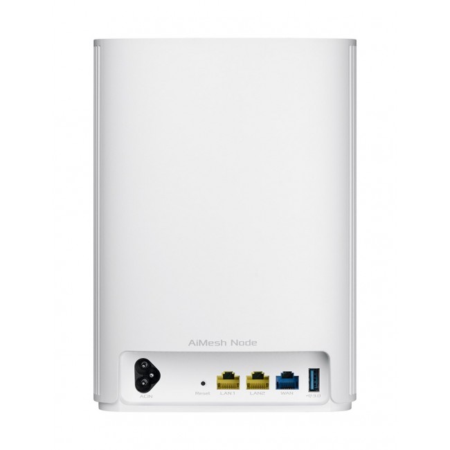 ASUS ZenWiFi AX Hybrid (XP4) (1-PK) Dual-band (2.4 GHz / 5 GHz) Wi-Fi 6 (802.11ax) White 2 Internal ASUS ZenWiFi AX Hybrid (XP4) (1-PK) Dual-band (2.4 GHz / 5 GHz) Wi-Fi 6 (802.11ax) White 2 Internal
