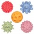 Sensory balls without holes TULLO pastel, 5 pcs
