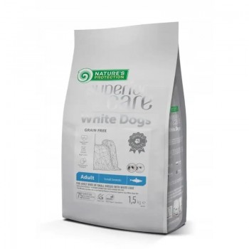 NATURE'S PROTECTION Superior Care White dog Small breeds Herring - dry dog food - 1,5kg