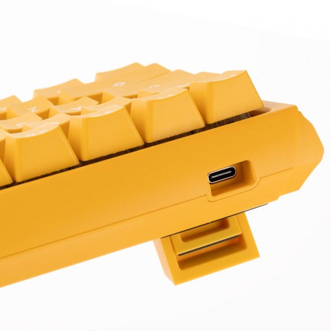 Ducky One 3 Yellow Mini Gaming Tastatur RGB LED - MX-Clear US keyboard USB US English