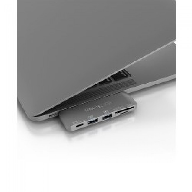 Terratec 283005 laptop dock/port replicator USB 3.2 Gen 1 (3.1 Gen 1) Type-C Grey