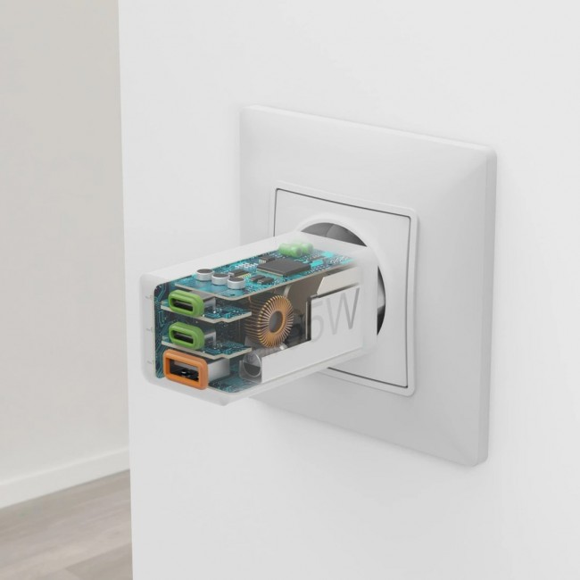 Hama 00201996 mobile device charger Smartphone White AC Fast charging Indoor, Outdoor