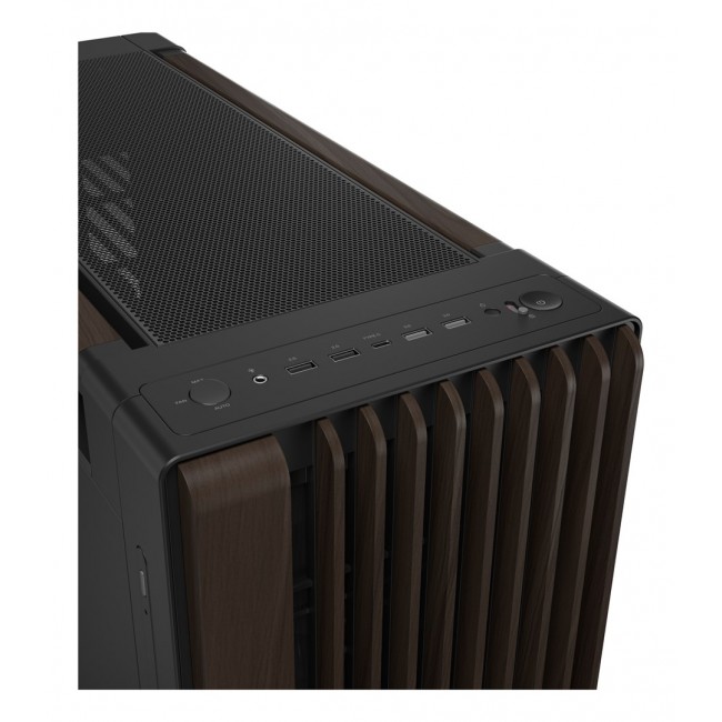 ASUS ProArt PA602 Wood Edition Modern Black - Metal Panel Midi Tower Black, Wood