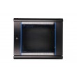 Extralink Rackmount cabinet 9U 600x600 Black wall mounted