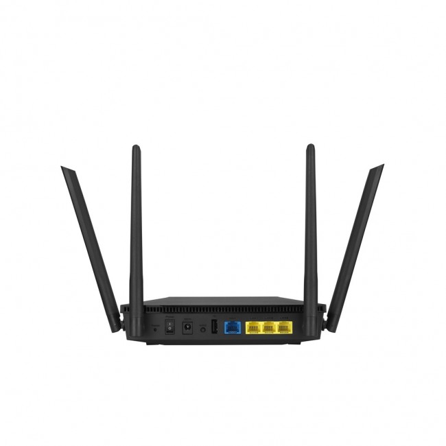 Asus | Wireless AX1800 Dual Band Gigabit Router, UK | RT-AX53U | 1201+600 Mbit/s | Mbit/s | Ethernet LAN (RJ-45) ports 4 | Mesh Support No | MU-MiMO Yes | No mobile broadband | Antenna type External antenna x 4 | 36 month(s) Asus | Wireless AX1800 Dual Band Gigabit Router, UK | RT-AX53U | 1201+600 Mbit/s | Mbit/s | Ethernet LAN (RJ-45) ports 4 | Mesh Support No | MU-MiMO Yes | No mobile broadband | Antenna type External antenna x 4 | 36 month(s)