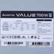 Chieftec Value APB-700B8 power supply unit 700 W 20+4 pin ATX ATX Silver Chieftec Value APB-700B8 power supply unit 700 W 20+4 pin ATX ATX Silver