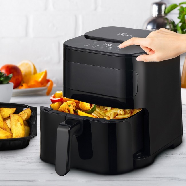 Extralink HOME AIR 5.2L EU SJ-520 fryer Single 1600 W Hot air fryer Black