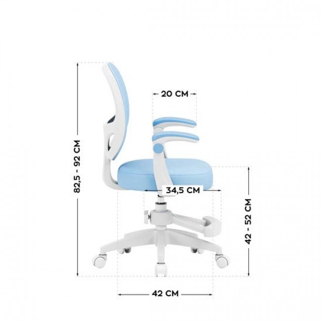 Junior 3.1 Blue swivel chair