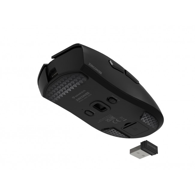 GENESIS Zircon 880 mouse Gaming Right-hand RF Wireless + Bluetooth + USB Type-C Optical 12000 DPI