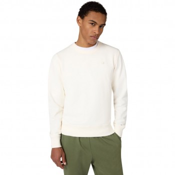 Bluza męska Champion Crewneck Sweatshirt kremowa 220785 YS084 M