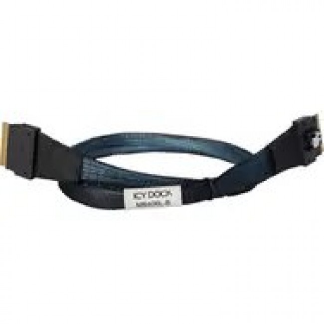 Icy Dock MB406L-B Serial Attached SCSI (SAS) cable 0.5 m Black