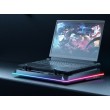 Conceptronic THYIA03B Turbofan Gaming Laptop Cooling Pad with USB Hub, RGB, Sealed Foam, Mobile Holder