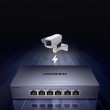 Ugreen 6-port Ethernet switch 1 Gbps with PoE - grey