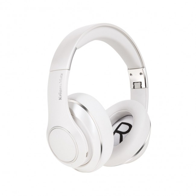 Kruger&Matz Street 3 Wireless On-Ear Headphones, White