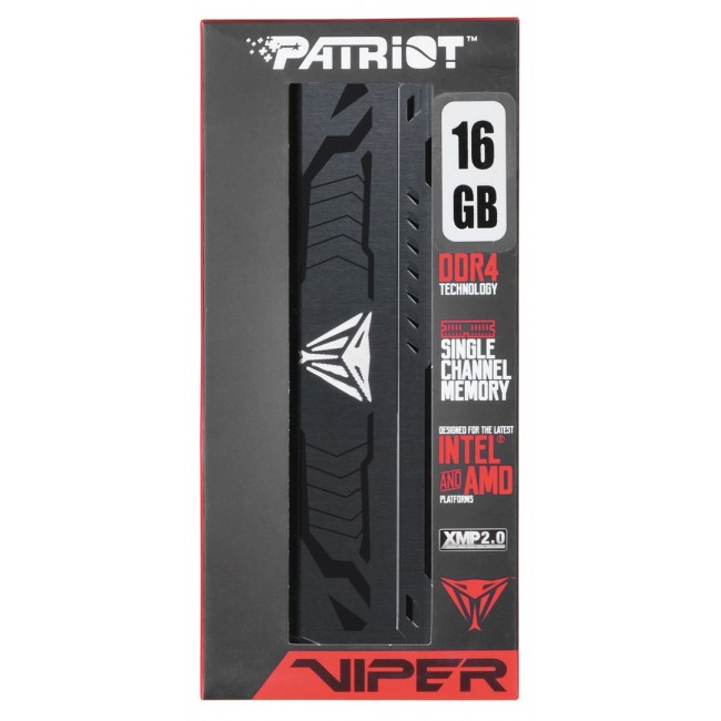 Patriot Memory Viper Steel PVS416G360C8 memory module 16 GB 1 x 16 GB DDR4 3600 MHz Patriot Memory Viper Steel PVS416G360C8 memory module 16 GB 1 x 16 GB DDR4 3600 MHz