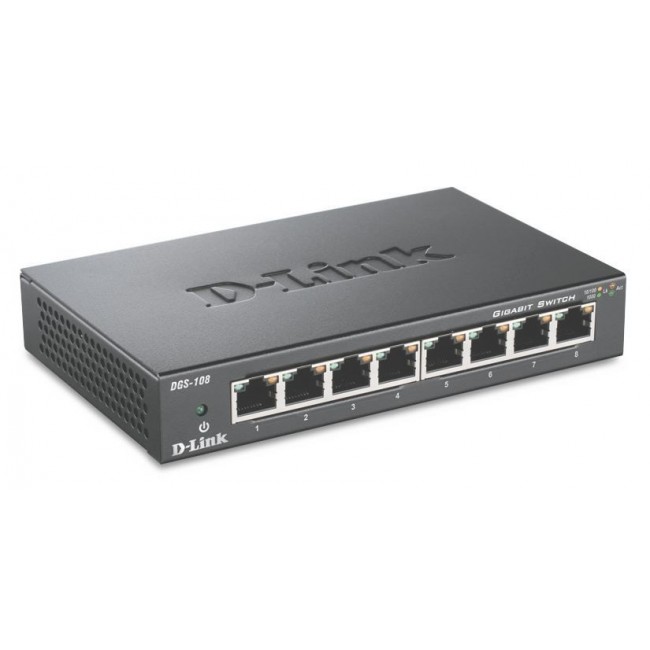 D-Link DGS-108 Black D-Link DGS-108 Black