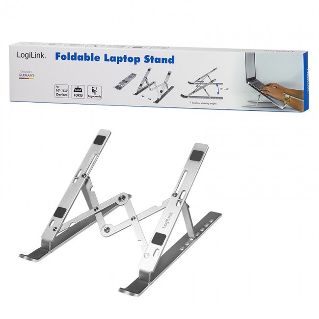 LogiLink AA0134 laptop stand Silver 40.6 cm (16 LogiLink AA0134 laptop stand Silver 40.6 cm (16