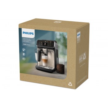 Philips | Coffee Machine | EP5549/70 Series 5500 LatteGo | Pump pressure 15 bar | Built-in milk frother | Automatic | 1500 W | Black