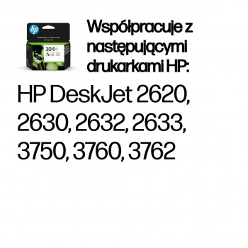 HP 304XL Tri-color Original Ink Cartridge