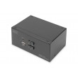 Digitus KVM Switch, 2-Port, Dual Display, 4K, DisplayPort Digitus KVM Switch, 2-Port, Dual Display, 4K, DisplayPort