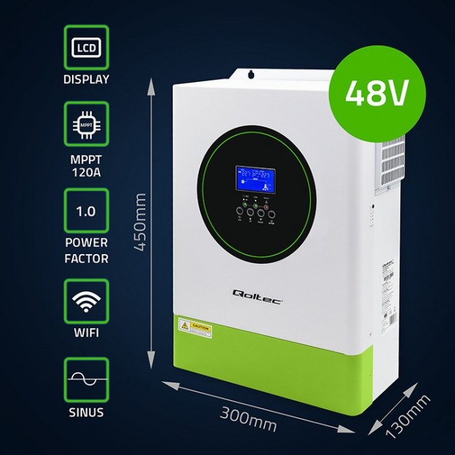 Hybrid solar inverter Off-Grid 6.2kVA 6.2kW