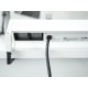 Bachmann Desk2 socket-outlet 3 x Type F Black, Stainless steel