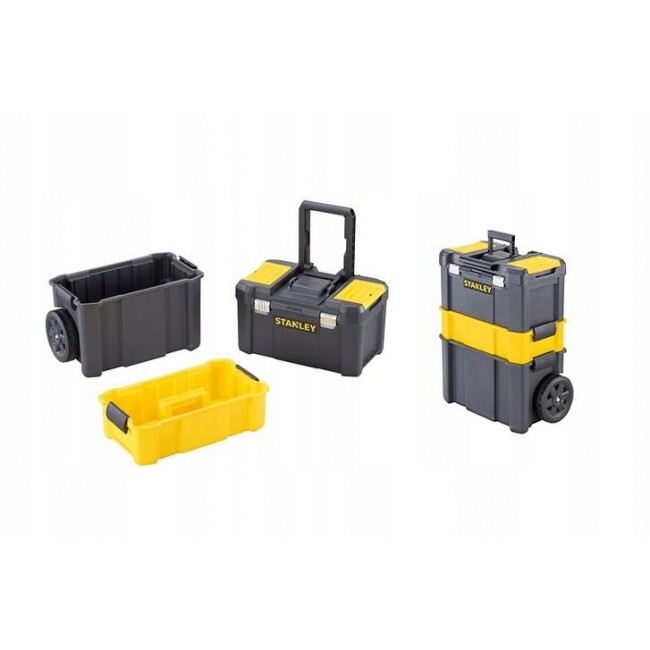 Stanley Essential Tool hard case Plastic Grey, Yellow