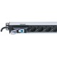 Intellinet Vertical Rackmount 12-Output Power Distribution Unit (PDU), EU CEE 7/3 Outlets, With Single Air Switch, No Surge Protection, Built-in 1.6m Power Cord with EU CEE 7/4 Plug