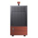 Jonsbo T6 PC Case, Mini-Tower, Mini-ITX, Tempered Glass, Wood, black