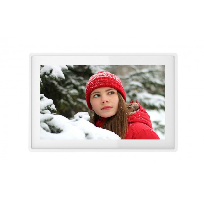 Denver PFF-1021 digital photo frame White 25.6 cm (10.1