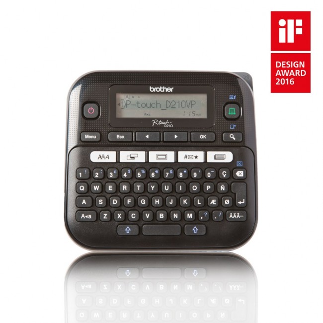 Brother PT-D210VP label printer Thermal transfer 180 x 180 DPI 20 mm/sec QWERTY Brother PT-D210VP label printer Thermal transfer 180 x 180 DPI 20 mm/sec QWERTY