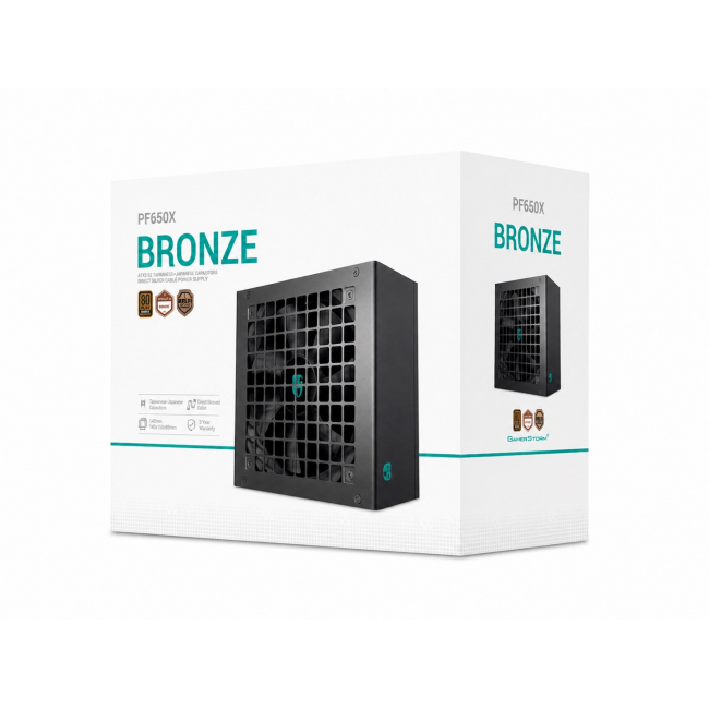 PC Power Supply DEEPCOOL PF650X, Black