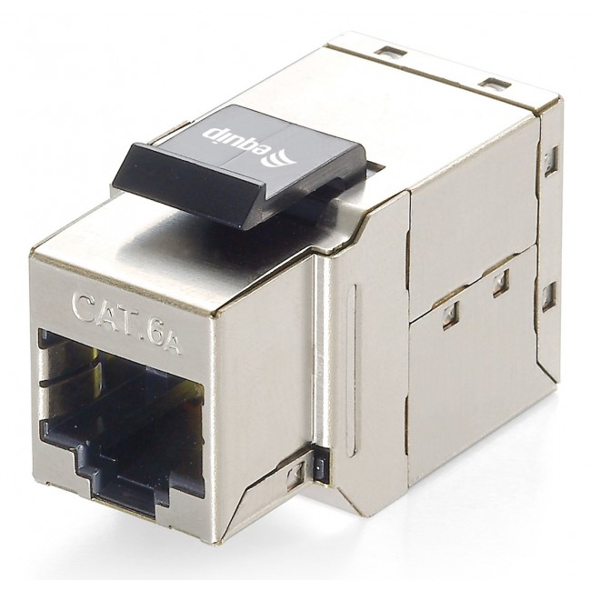 Equip Cat.6A Shielded Keystone Inline Coupler