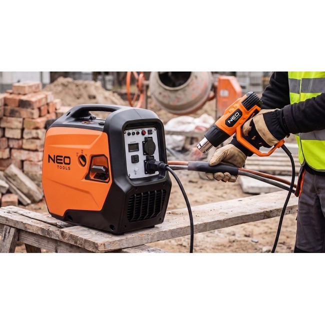 NEO TOOLS inverter generator 3200W, orange/black