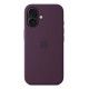 Apple iPhone 16 Silicone Case with MagSafe - Plum