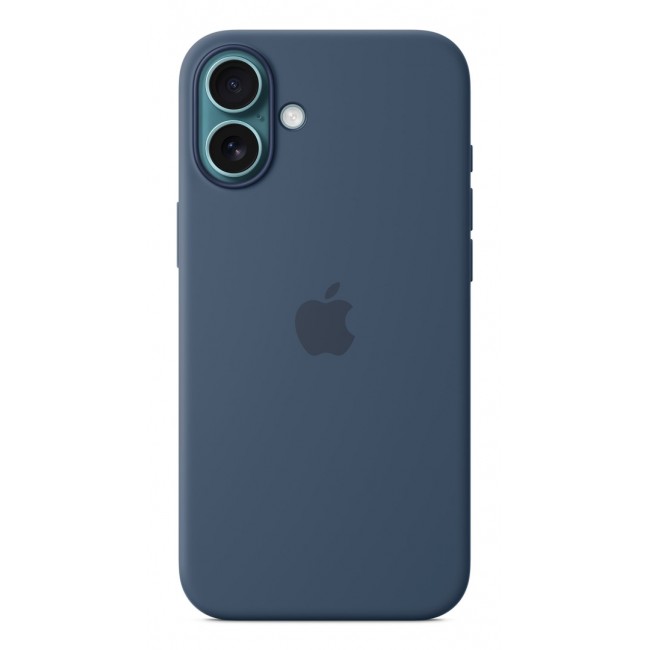 Apple iPhone 16 Plus Silicone Case with MagSafe - Denim