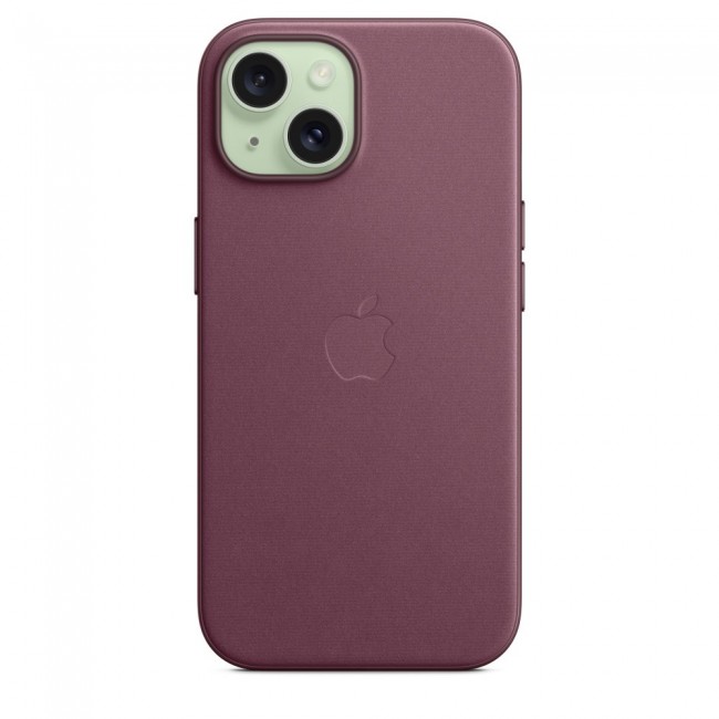 Apple iPhone 15 FineWoven Case with MagSafe - Mulberry Apple iPhone 15 FineWoven Case with MagSafe - Mulberry