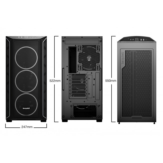 be quiet! Shadow Base 800 FX Black Midi Tower be quiet! Shadow Base 800 FX Black Midi Tower