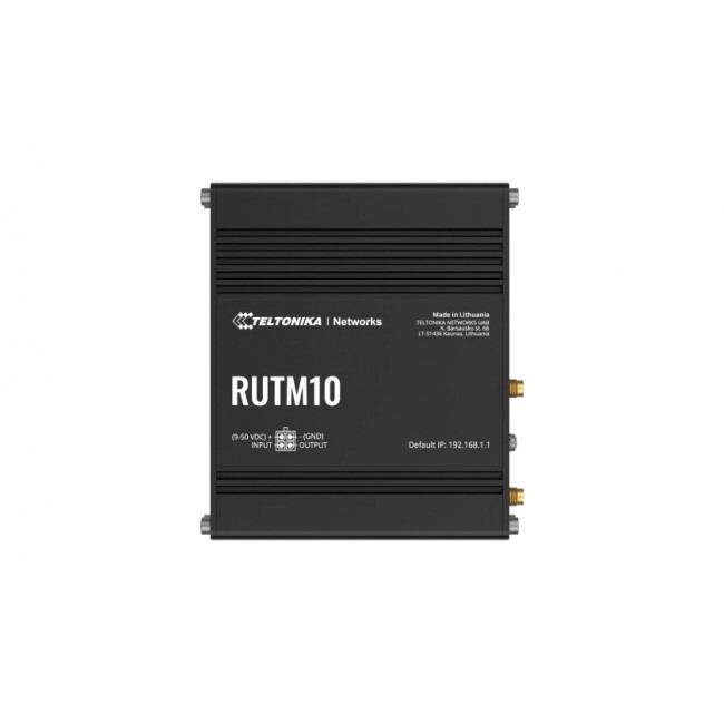 Teltonika RUTM10 wireless router Gigabit Ethernet Dual-band (2.4 GHz / 5 GHz) Black Teltonika RUTM10 wireless router Gigabit Ethernet Dual-band (2.4 GHz / 5 GHz) Black